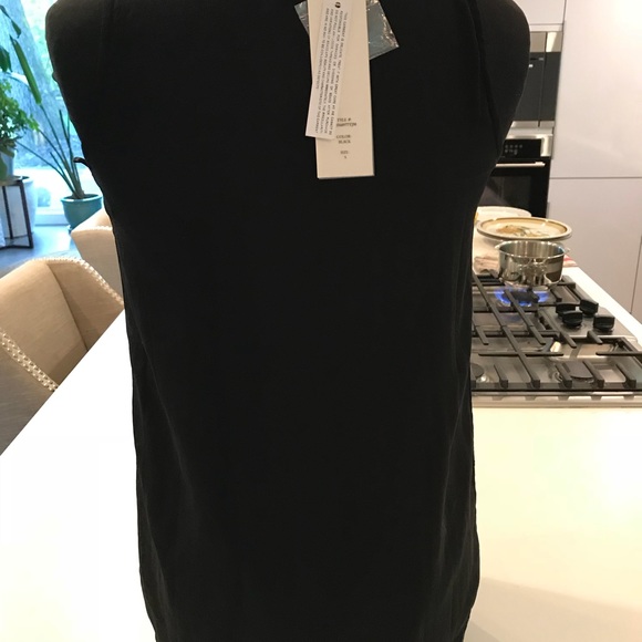 OLIVE & Oak Black beaded & chiffon tank Sz S NWT - Picture 2 of 6